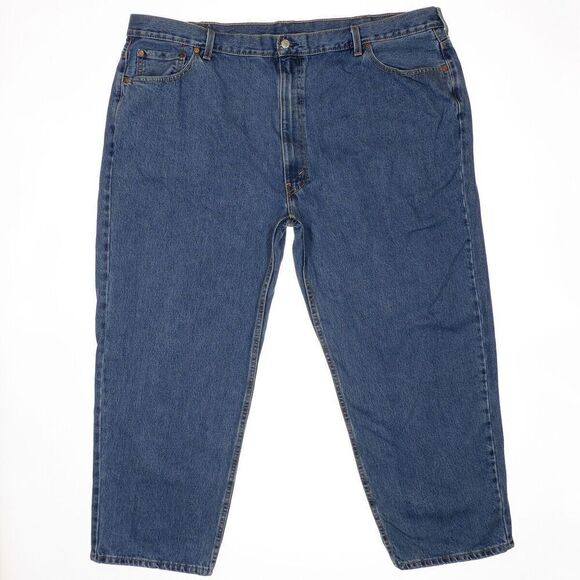 Levi's Other - Levis 550 Jeans Mens Size 52x30 Measures 49x28 Blue Straight Leg Cotton Denim